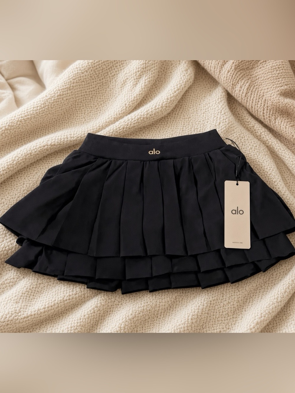 ALO Yoga Double or Nothing Skirt Black